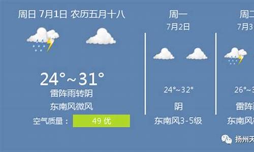 扬州天气8月份天气_扬州8月天气情况